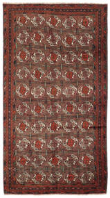 Kurdi Ghuchan Rug 166X307 Runner Red/Brown Wool, Persia/Iran
