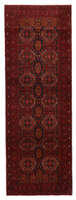 絨毯 マシュハド 99X288 廊下 カーペット ダークレッド/レッド (ウール, ペルシャ/イラン)