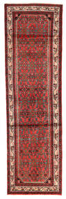  Persischer Hosseinabad Teppich 79X267 Läufer Rot/Braun (Wolle, Persien/Iran)
