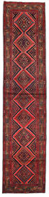  Orientalischer Asadabad Teppich 80X353 Läufer Rot/Dunkelrot Wolle, Persien/Iran Carpetvista