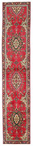  75X378 Tabriz Matot Käytävämatto Matto Punainen/Ruskea Persia/Iran Carpetvista
