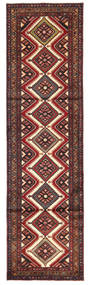絨毯 ペルシャ ハマダン 85X300 廊下 カーペット ダークレッド/レッド (ウール, ペルシャ/イラン)