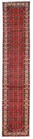  Hosseinabad Tepih 78X388 Perzijski Vuneni Crvena/Braon Mali Sag Carpetvista