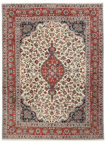 256X336 Tapis Sarough Sherkat Farsh D'orient Rouge/Gris Grand (Laine, Perse/Iran)