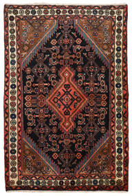 Alfombra Hamadan 78X120 Rojo Oscuro/Rojo (Lana, Persia/Irán)