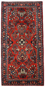  Persian Sarouk Rug 64X127 Red/Dark Pink (Wool, Persia/Iran)
