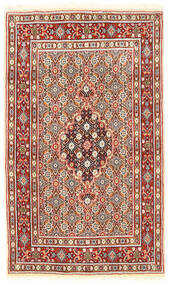 Moud Rug Rug 74X127 Beige/Red Wool, Persia/Iran Carpetvista
