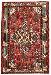  Hamadan Rug 80X123 Persian Wool Red/Brown Small Carpetvista