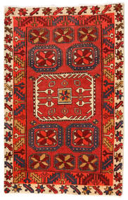 Dywan Orientalny Ardabil 74X107 Czerwony/Ciemnoczerwony (Wełna, Persja/Iran)