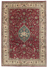 Täbriz Teppich 240X345 Braun/Rot Wolle, Persien/Iran