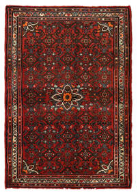 79X113 Alfombra Oriental Hosseinabad Rojo/Marrón (Lana, Persia/Irán) Carpetvista