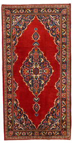  Persialainen Keshan Matot Matto 69X138 Punainen/Tummanpunainen (Villa, Persia/Iran)