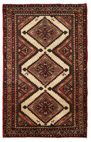  Hamadan Rug 78X126 Persian Wool Brown/Beige Small Carpetvista