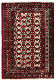 Alfombra Oriental Turkaman 78X113 Rojo Oscuro/Rojo (Lana, Persia/Irán)