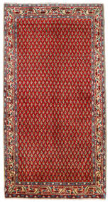 66X127 Alfombra Sarough Oriental Rojo/Beige (Lana, Persia/Irán) Carpetvista