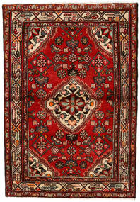  Persialainen Hosseinabad Matot 106X155 Punainen/Ruskea Carpetvista