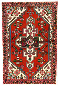  Persialainen Hamadan Matot 103X154 Punainen/Ruskea Carpetvista