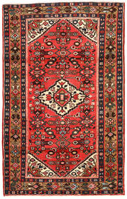 105X155 Tapete Oriental Asadabad Vermelho Escuro/Castanho (Lã, Pérsia/Irão) Carpetvista