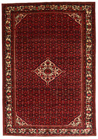 210X305 Hosseinabad Teppe Orientalsk Brun/Rød (Ull, Persia/Iran) Carpetvista