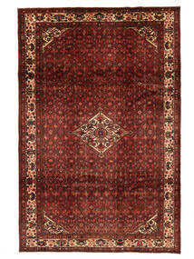 205X310 Tappeto Hosseinabad Orientale Rosso Scuro/Nero (Lana, Persia/Iran) Carpetvista