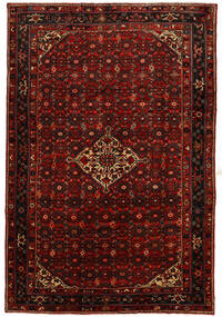 Hosseinabad Teppich 214X315 Braun/Dunkelrot Wolle, Persien/Iran Carpetvista