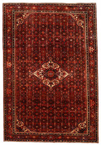 絨毯 ペルシャ ホセイナバード 210X307 茶色/ダークレッド (ウール, ペルシャ/イラン)