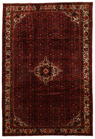 212X312 Tapete Hosseinabad Oriental Castanho/Vermelho Escuro (Lã, Pérsia/Irão) Carpetvista