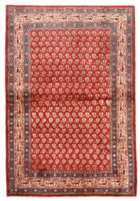 Tapete Oriental Sarough 122X216 Vermelho/Bege (Lã, Pérsia/Irão)