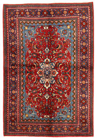Tapis Zanjan 156X292 Rouge/Rouge Foncé (Laine, Perse/Iran)