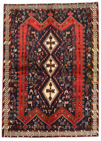 Afshar/Sirjan Vloerkleed 177X247 Donker Roze/Rood Wol, Perzië/Iran Carpetvista