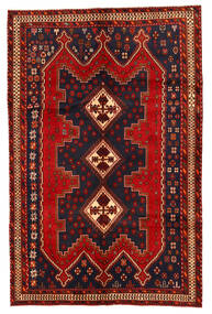  166X256 Afshar/Sirjan Vloerkleed Rood/Donker Roze Perzië/Iran Carpetvista