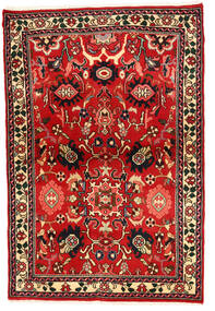  101X151 Hosseinabad Rug Brown/Red Persia/Iran Carpetvista