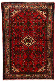 100X154 Χαλι Ανατολής Hosseinabad Σκούρο Κόκκινο/Κόκκινα (Μαλλί, Περσικά/Ιρανικά) Carpetvista