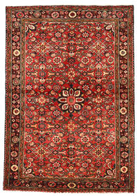 絨毯 ホセイナバード 113X163 茶色/レッド (ウール, ペルシャ/イラン)