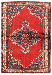Alfombra Oriental Rudbar 104X150 Rojo/Beige (Lana, Persia/Irán)