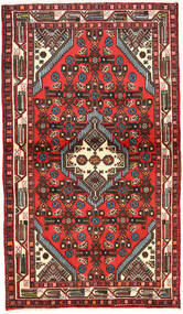  Persialainen Hamadan Matot 93X164 Punainen/Ruskea Carpetvista