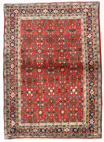  Persischer Zanjan Teppich 104X147 Braun/Rot (Wolle, Persien/Iran)