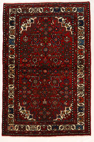  Persialainen Hosseinabad Matot 100X152 Ruskea/Tummanpunainen Carpetvista