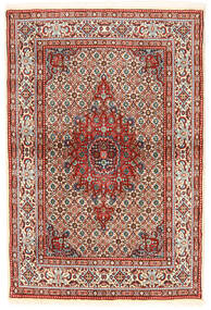 Alfombra Oriental Moud 97X147 Rojo/Beige ( Persia/Irán)