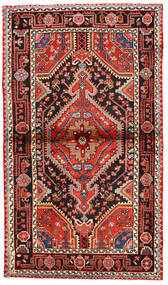 Hamadan Matot Matto 99X173 Punainen/Ruskea Villa, Persia/Iran Carpetvista