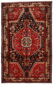 112X182 Tapete Hamadã Oriental Vermelho Escuro/Vermelho (Lã, Pérsia/Irão) Carpetvista