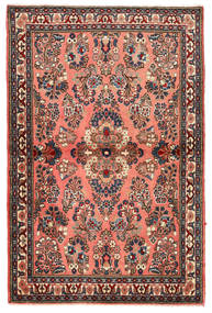  Persian Sarouk Rug 102X155 Red/Dark Red Carpetvista