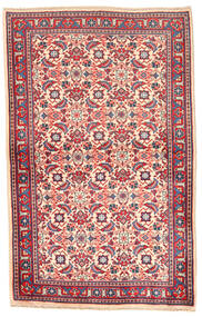  Sarouk Rug 99X154 Persian Wool Red/Beige Small Carpetvista
