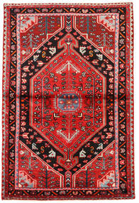 Persischer Hamadan Teppich 100X153 Rot/Dunkelrot Carpetvista