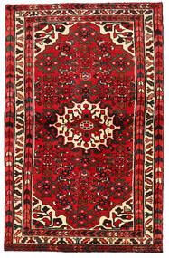 Hosseinabad Matot Matto 97X153 Punainen/Ruskea Villa, Persia/Iran Carpetvista