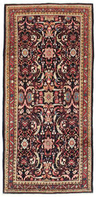  Perzisch Jozan Vloerkleed 153X315 Tapijtloper Rood/Donker Roze (Wol, Perzië/Iran)