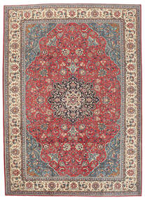  Orientalischer Sarough Teppich 250X350 Rot/Beige Großer Wolle, Persien/Iran