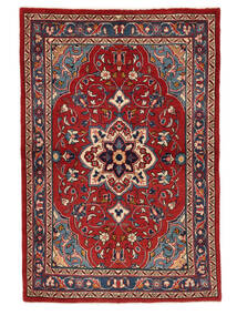 Tapete Persa Sarough 113X168 Vermelho Escuro/Preto (Lã, Pérsia/Irão)