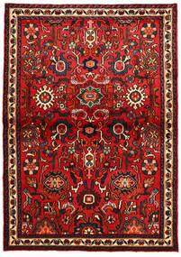 106X151 Χαλι Ανατολής Hosseinabad Κόκκινα/Σκούρο Κόκκινο (Μαλλί, Περσικά/Ιρανικά) Carpetvista