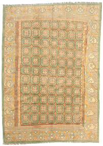 206X291 Moroccan Berber - Afghanistan Teppich Moderner Beige/Orange (Wolle, Afghanistan) Carpetvista